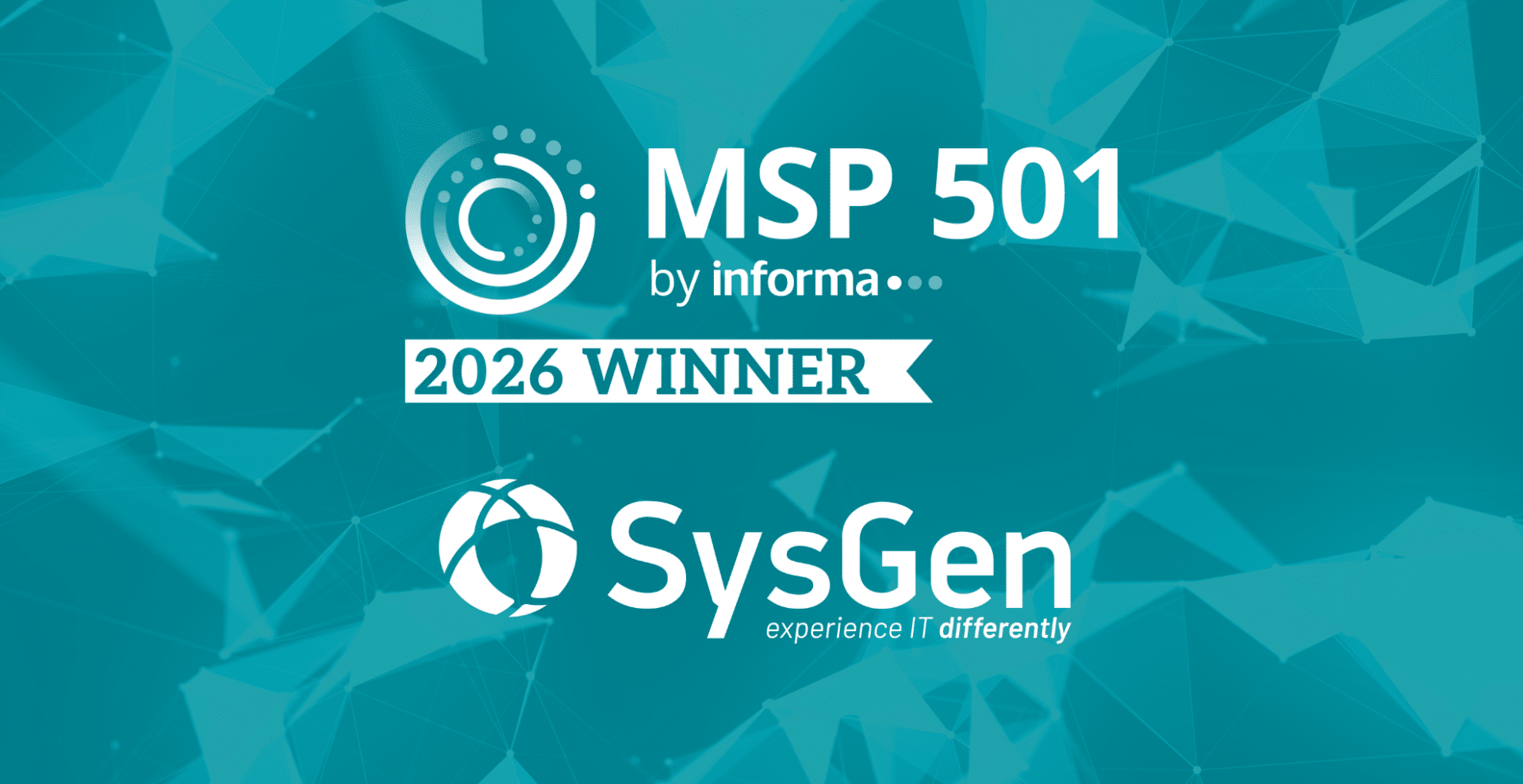 Sysgen SysGen Solutions Group Recognized on 2026 MSP 501 List | SysGen